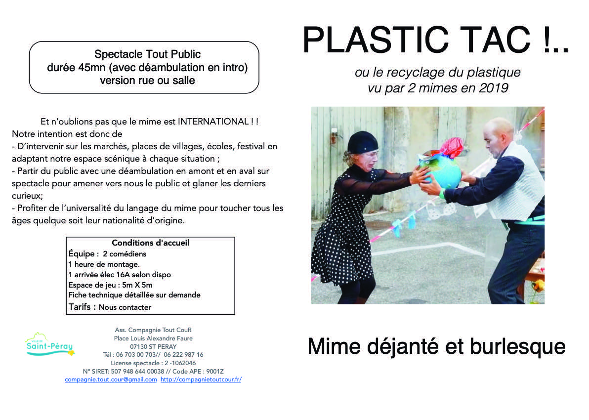 Dossier artistique "Plastic-Tac"